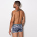 Cueca Boxer Microfibra Estampada - Elástico Liso