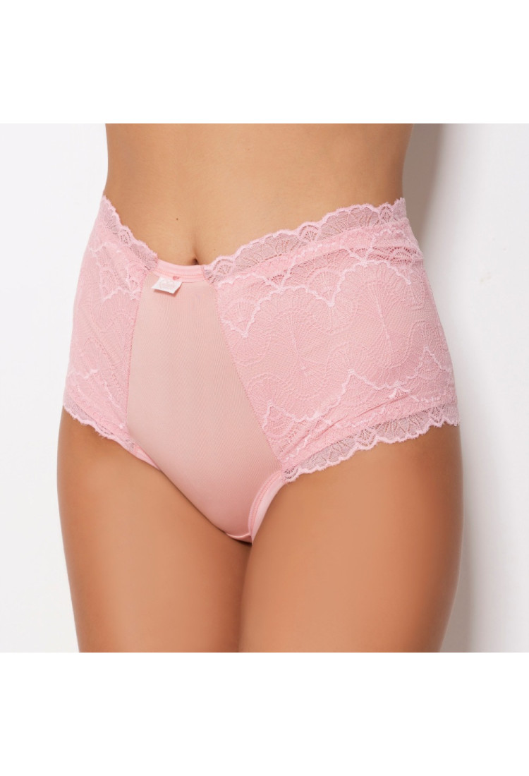 Calça Cintura Alta Lateral Revestida Renda