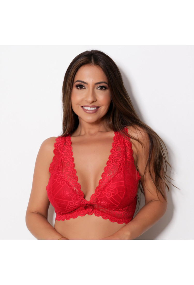 Top Sutiã Deborah Rendado com Bojo - C8930